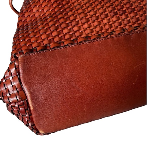 Preston & York Brown Woven Crossbody Bag - Picture 7 of 8